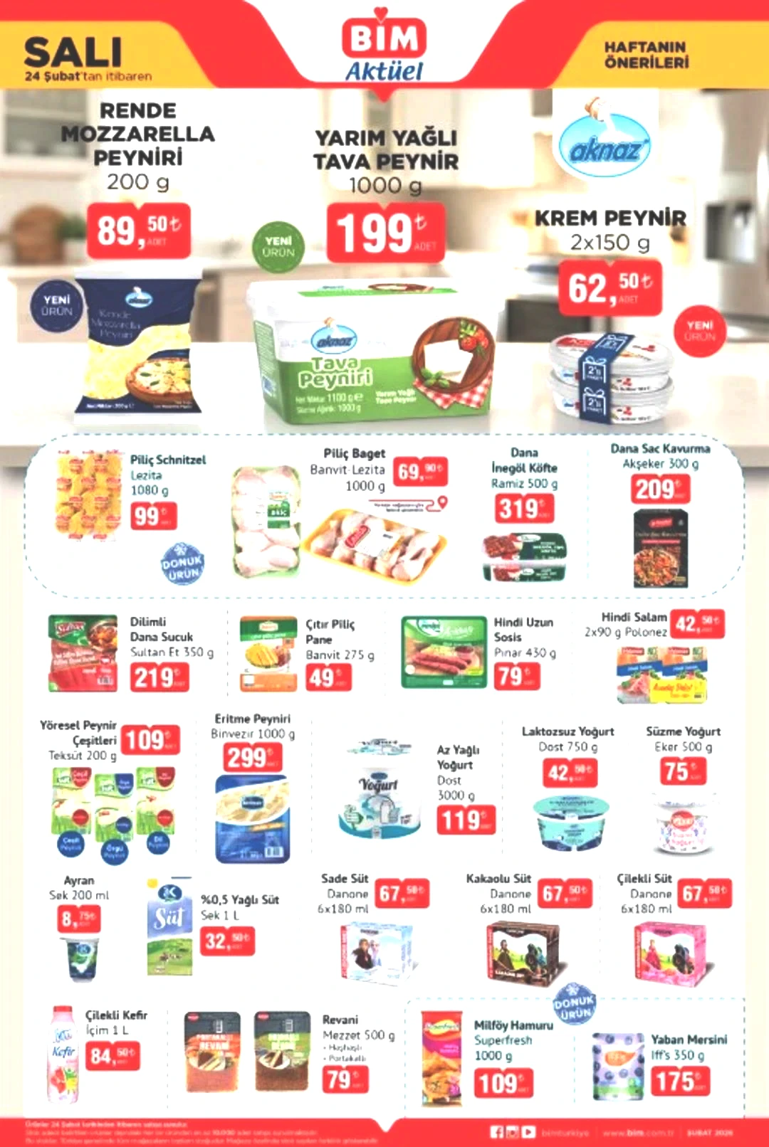 24 Şubat 2026 BİM Aktüel haftanın önerileri kataloğu yayınlandı!  1