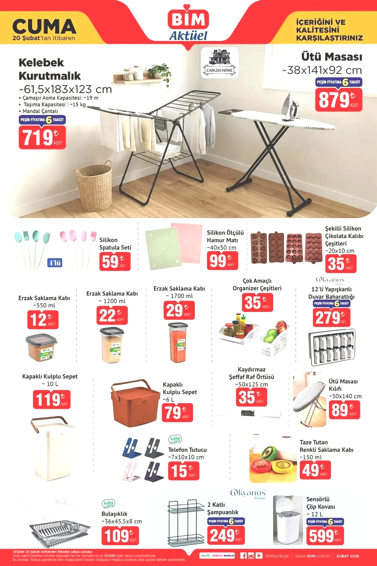 BİM 20-27 Şubat aktüel kataloğu reyonlarda! Isıtıcı çeşitleri, şarjlı süpürge, kahve makinesi, tost makinesi geliyor