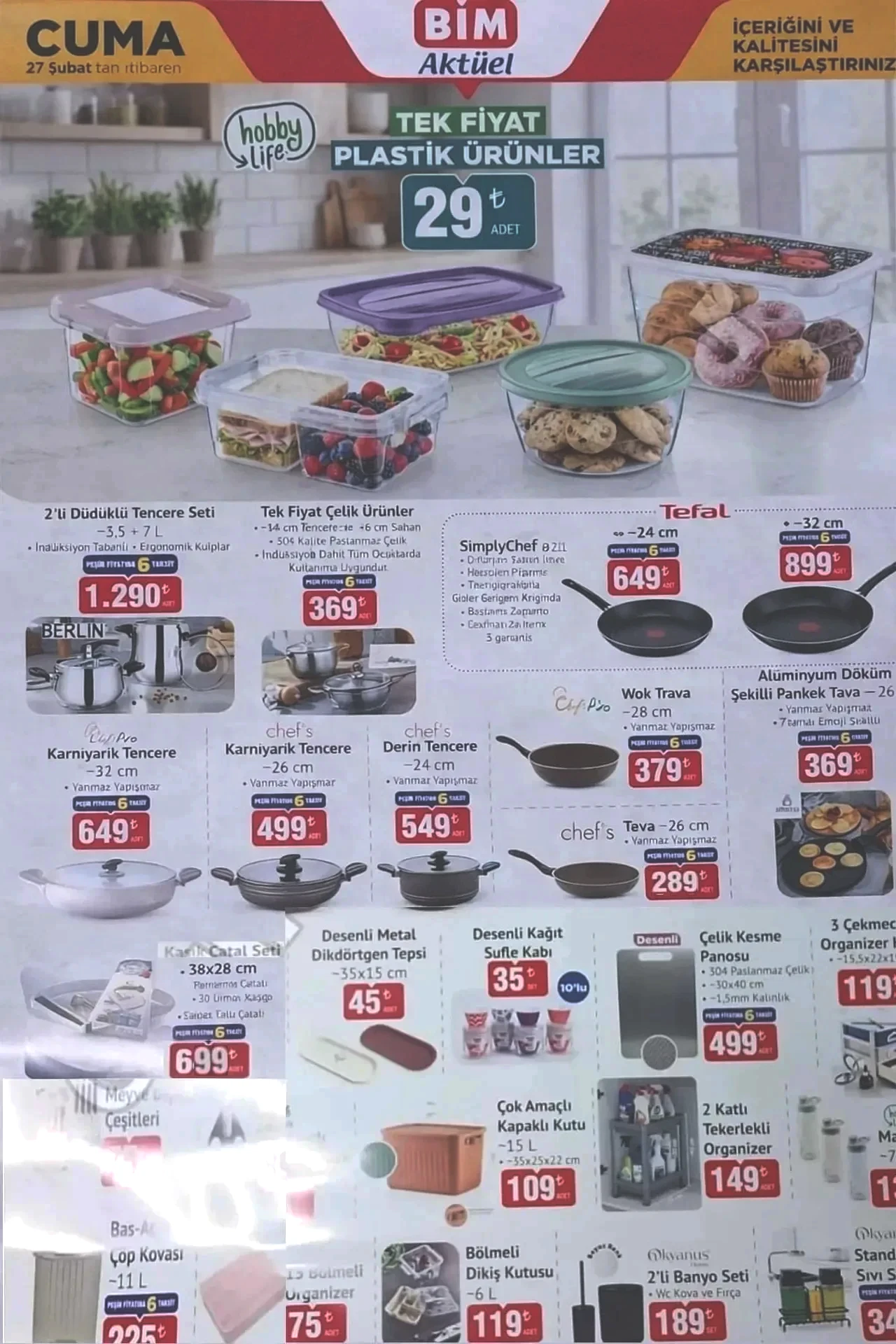 BİM 20-27 Şubat aktüel kataloğu reyonlarda! Isıtıcı çeşitleri, şarjlı süpürge, kahve makinesi, tost makinesi geliyor